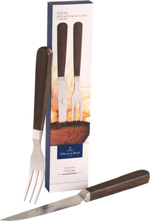 Produktbild Villeroy & Boch Pizza-& Steakbesteck Set 2tlg. Texas (2 Stück, Besteck Set)