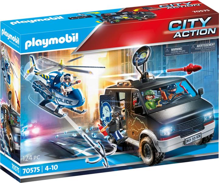 Actual product image Playmobil 70575 Police helicopter chase (70575, Playmobil City Life)