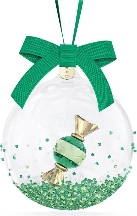Swarovski Holiday Cheers Dulcis Christmas bauble green