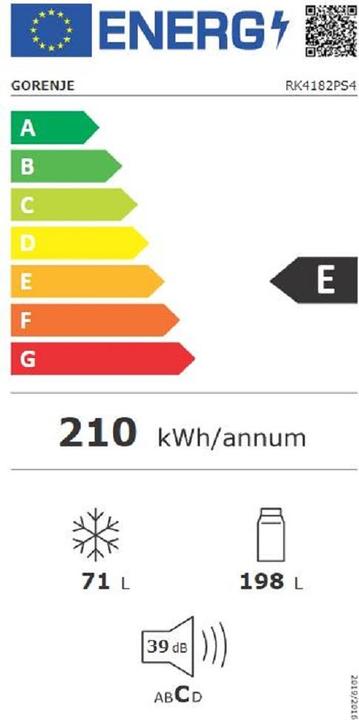 Energy Label Gorenje RK 4182 PS4 (269 l)