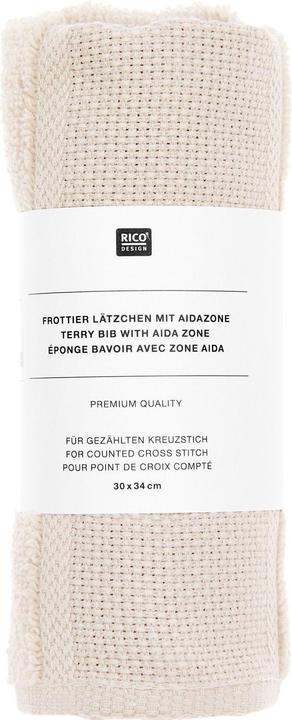 Image du produit Rico Design Bavoir beige clair, 30 x 34 cm