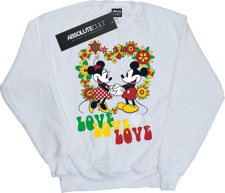 Produktbild Disney Mickey And Minnie Mouse Hippie Love Sweatshirt (M)