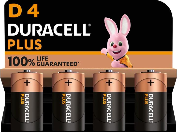 Produktbild Duracell Plus (4 Stk., D)