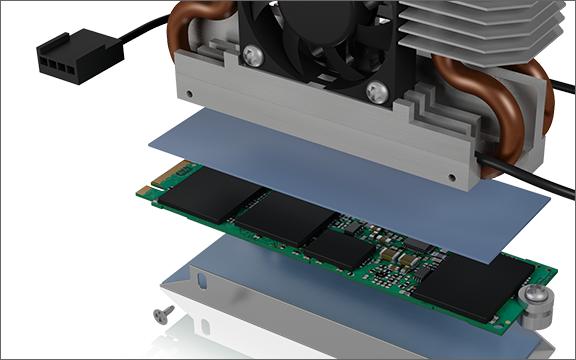 Produktbild Icy Box Kühlkörper IB-M2HSF-702