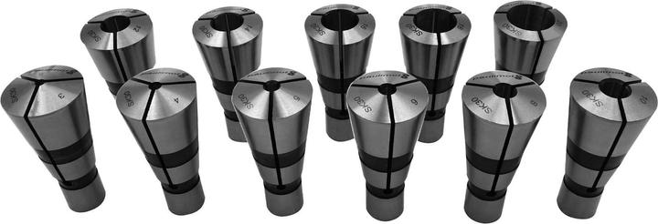 Produktbild Paulimot Direktspannzangen-Set 11-teilig, 3-20 mm, SK30/M12 DIN 2080 (20 mm)