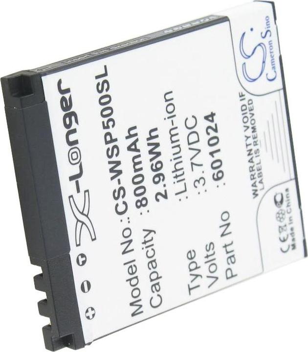 Actual product image AccuCell Cell phone battery Swissvoice MP50 battery 061024