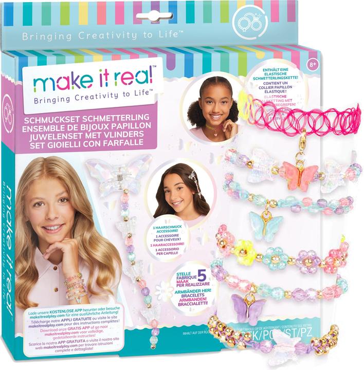 Immagine prodotto Make it Real Set di gioielli con farfalla
