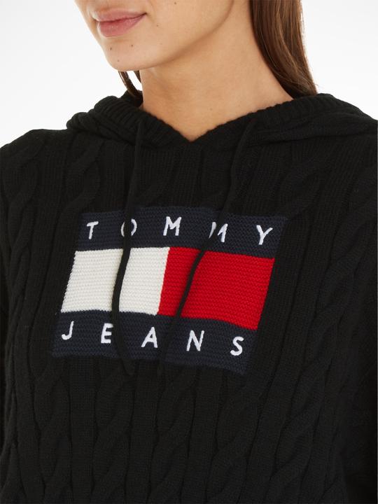 Image du produit Tommy Hilfiger Sweat à capuche Tjw Center Flag Cable pour femme (M)