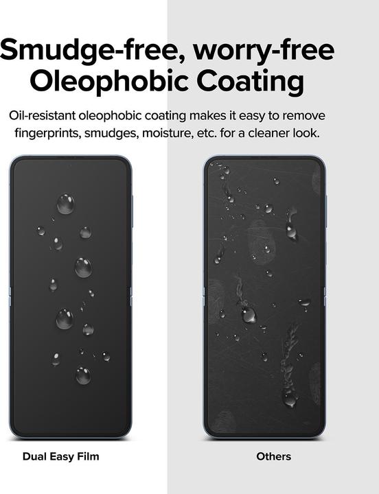 Immagine prodotto Ringke Screen Protector for Galaxy Z Flip 6 DUAL EASY FILM 2 pack (2 Pezzo/i, Samsung Galaxy Z Flip6)
