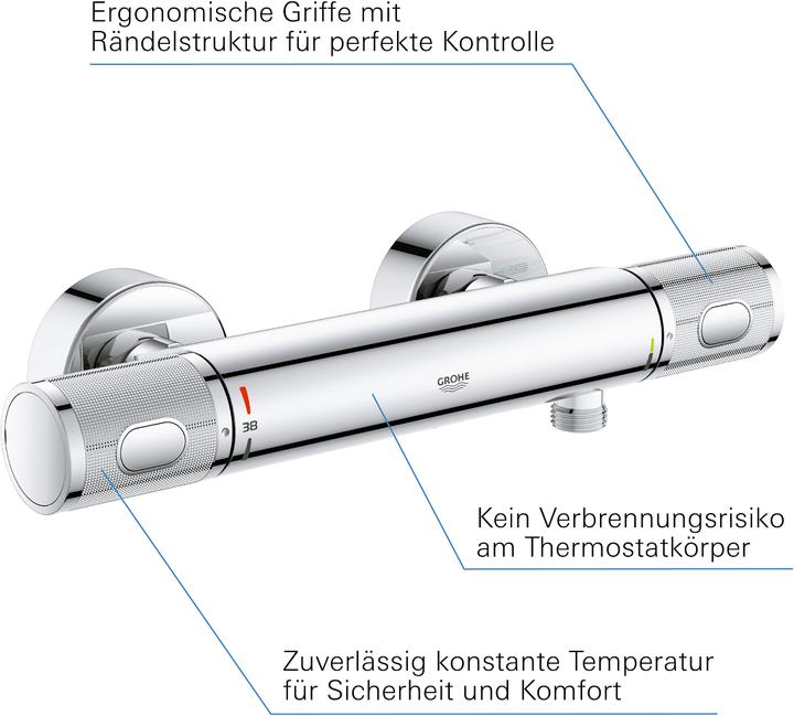 Produktbild Grohe Grohtherm 1000 Performance Thermostat-Brausebatterie