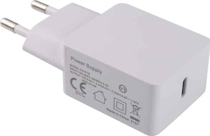 Immagine prodotto Dehner Elektronik Adattatore USB-C® Presa di corrente da 20 W, uso interno Corrente di uscita (ma (20 W)