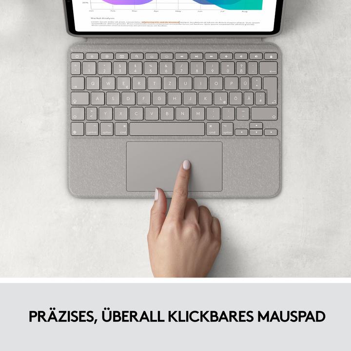 Actual product image Logitech Combo Touch (US, iPad Pro 11 2020 (2. Gen), iPad Pro 11 2022 (4th Gen), iPad Pro 11 2018 (1. Gen), iPad Pro 11 2021 (3rd Gen))