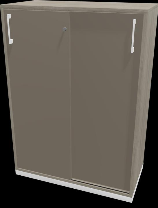 Bianco, Cuba grigio, Legno decorativo grigio con struttura