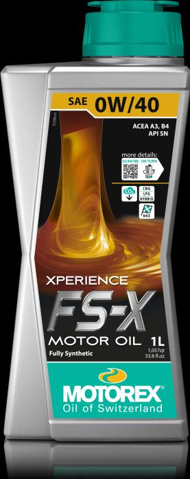 Produktbild Motorex Xperience FS-X (4 l, SAE 0W-40)