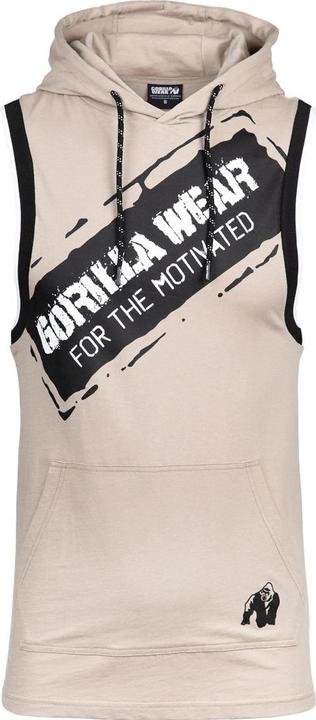 Produktbild Gorilla Wear Loretto Hooded Tank Top - Beige (XL)