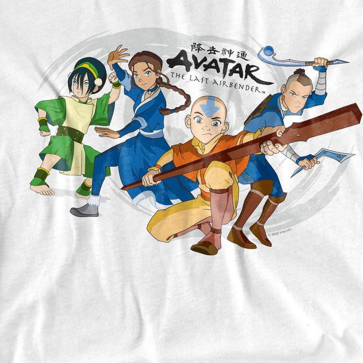 Actual product image Avatar: The Last Airbender Unisex Adult Group T-Shirt (S)