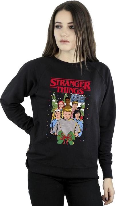 Immagine prodotto Netflix Stranger Things Christmas Poster Felpa Donna (XL)