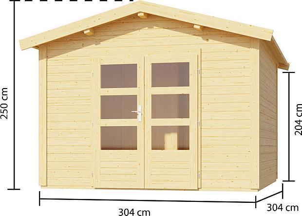 Produktbild Karibu 28 mm Saunahausset Svenson