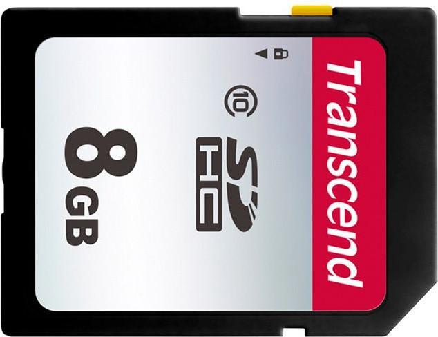 Actual product image Transcend SDHC 300S 8GB Class 10 (8 GB, SDHC, U1, UHS-I)