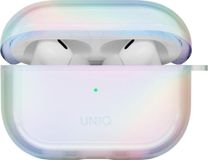 Actual product image Uniq Case Iridescia for AirPods Pro 2 Hang Case holo quartz