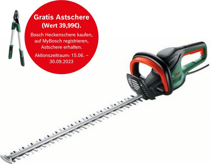Actual product image Bosch Home & Garden AdvancedHedgeCut 65 (Electric hedge trimmer)