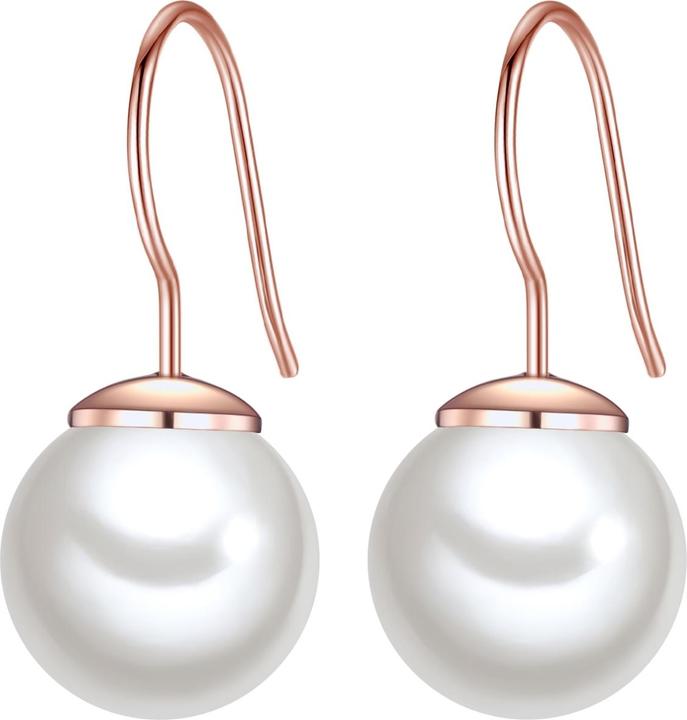 Produktbild Lulu & Jane Damen Metall-Legierung Muschelkernperle roségold - 29701 (Metall-Legierung)