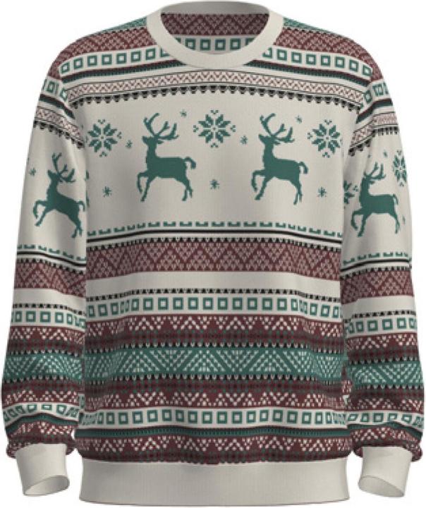 Jack & Jones Jjxmas Snowball Knit Crew Neck