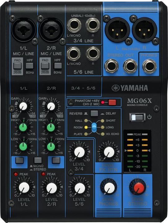 Produktbild Yamaha MG06X (Studio- und Livemixer)