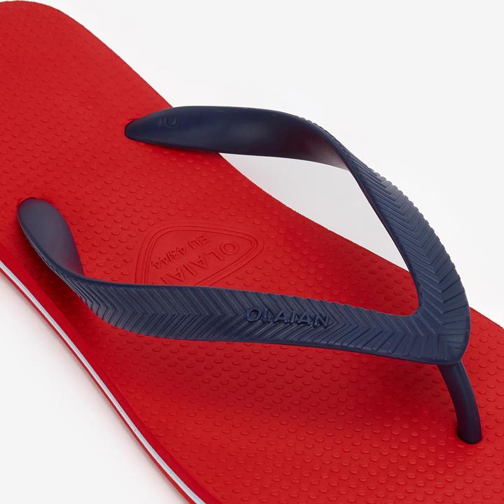 Produktbild Olaian Zehensandalen Herren 500 rot (39)