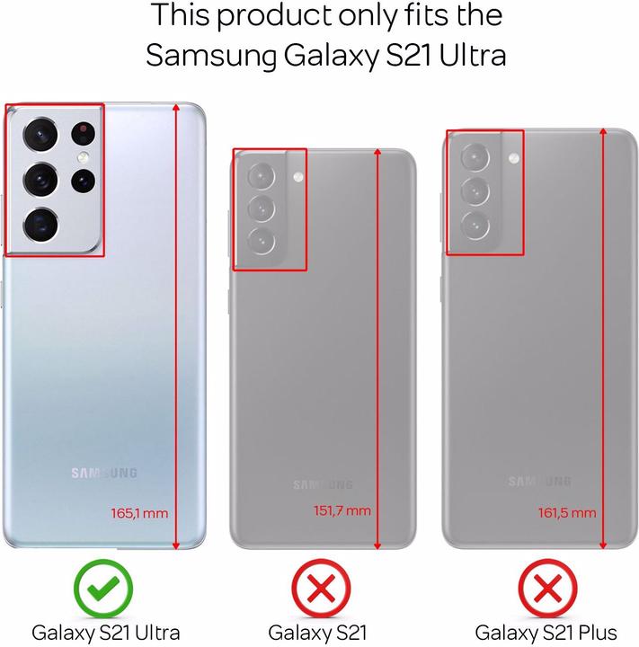 Produktbild Nalia Ring Handyhülle (Samsung Galaxy S21 Ultra)