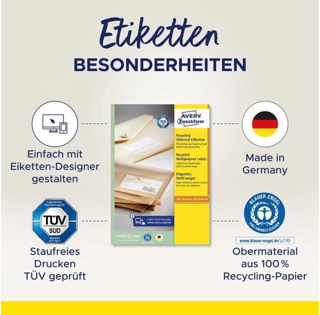Produktbild Avery Universal-Etiketten