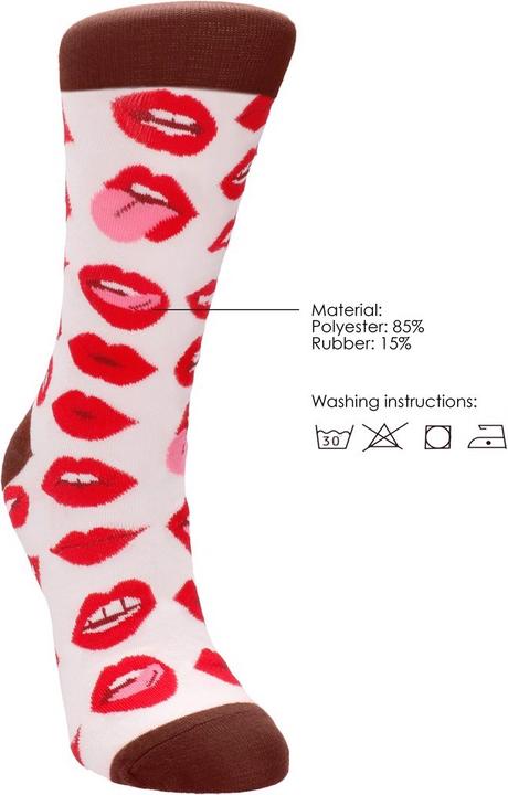Produktbild Sexy Socks Lip Love (36 - 41)