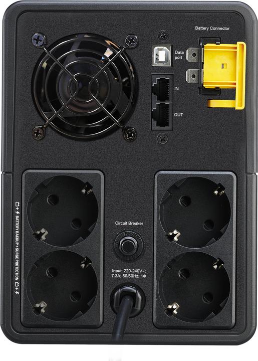 Image du produit APC BX1600MI-GR Alimentation sans interruption (ASI) Line-Interactive 1600 VA 900 W 4 sorties CA (1600 VA, 900 W, Line-interactive Onduleur)