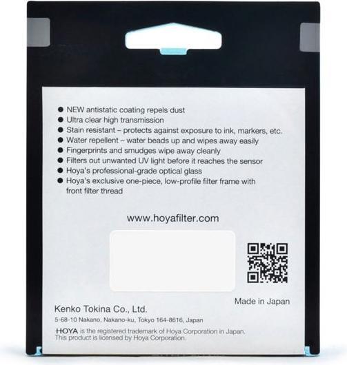 Image du produit Hoya Fusion Antistatic Next UV Filter (72 mm, Filtre UV, 72 mm)
