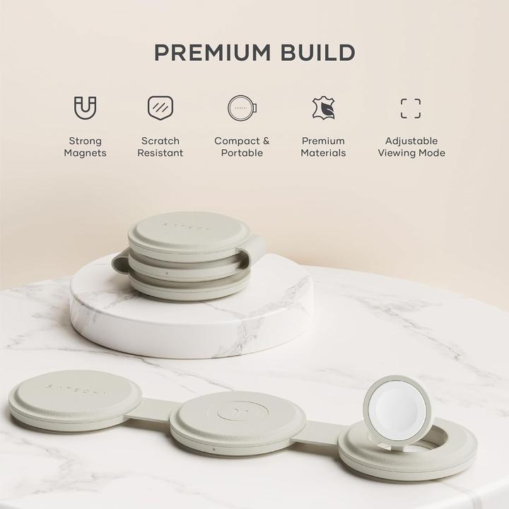 Immagine prodotto Satechi Caricabatterie wireless OntheGo 3-in-1 con Qi2 (15 W)