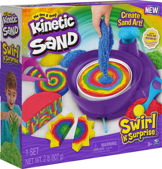 Image du produit Spin Master Kinetic Sand Swirl n' Surprise