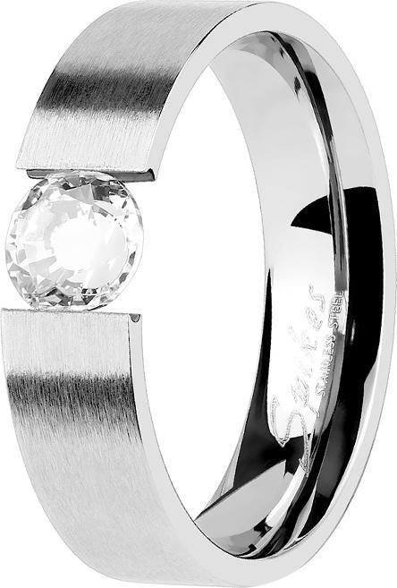 Image du produit Star Piercing Bague argent avec cristal pincé (69, Argent 925)