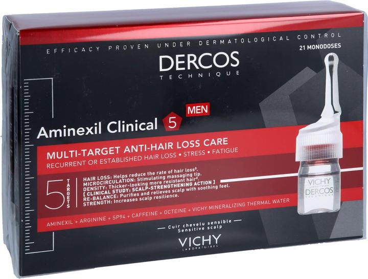Actual product image Vichy Dercos Aminexil Clinical 5 (126 ml)