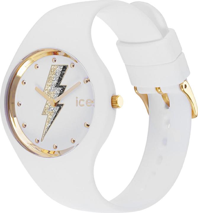 Immagine prodotto ICE Watch Ghiaccio Glam Rock Bianco Elettrico (Orologio da polso analogico, 34 mm)