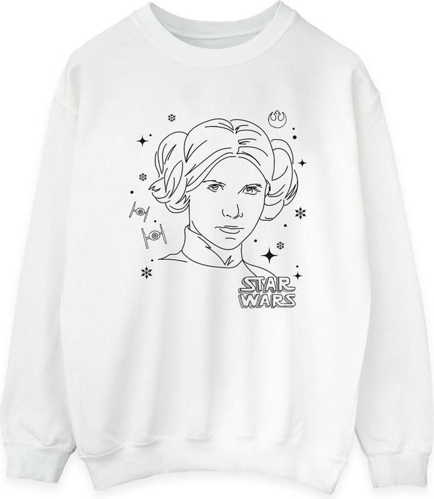 Produktbild Star Wars Episode IV: A New Hope Leia Christmas Sketch Sweatshirt (XL)