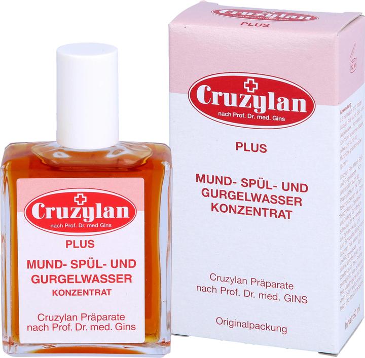 Cruzylan Plus Mund- Spül- und Gurgelwasserkonzentrat, 50 ml Lösung (50 ml, Mundwasser)