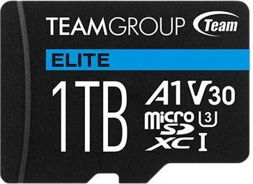 Actual product image Team Electronic ELITE A1 flash memory card (SD adapter included) (1000 GB, microSD, U3, UHS-I)