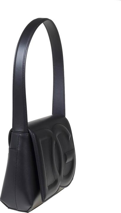 Image du produit Dolce & Gabbana leather shoulder bag with dg logo
