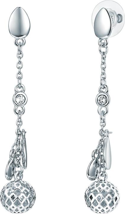 Lulu & Jane Metall-Legierung verziert mit Kristallen von Swarovski® Glasperle silber - 33644 (Metall-Legierung)