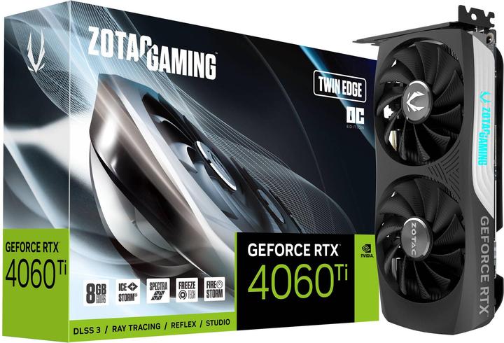 Actual product image Zotac RTX 4060 Ti 8GB Twin Edge OC Gaming (8 GB)