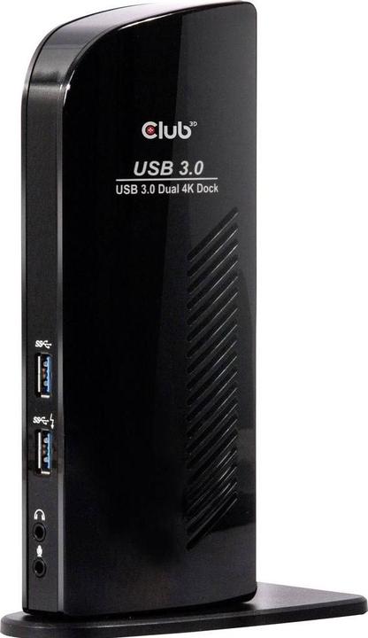 Produktbild Club 3D Dual Display Docking Station 4K60Hz (USB-B, 6 Ports)