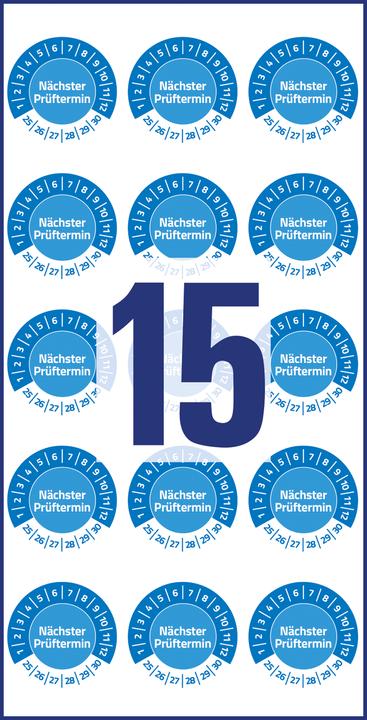 Actual product image Avery Test badges
