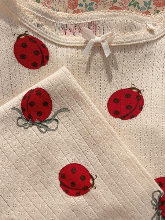 Actual product image Konges Slojd Exclusive: Minnie Ladybug leggings (74)