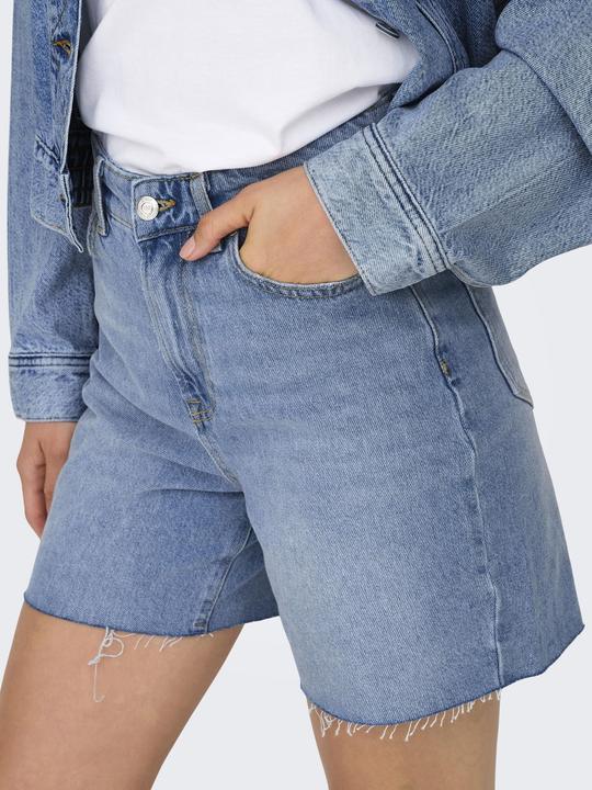 Produktbild Only ONLZITA Hohe Taille Normal geschnitten Jeans-Shorts Jeans-Shorts (XL)