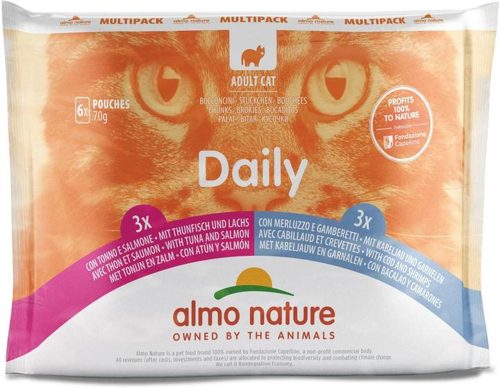 Produktbild Almo Nature Daily (Adult, 6 Stk., 420 g)